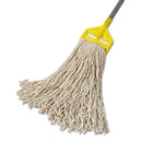 Rubbermaid Premium Eight-Ply Cut-End Cotton Wet Mop Head, 24Oz, White, 12/Carton - RCPF21800