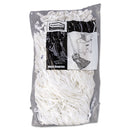 Rubbermaid Clean Room Mop Head, Rayon, Loop-End, Medium, White, 12/Carton - RCPT300