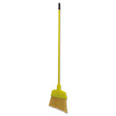 Boardwalk Poly Bristle Angler Broom, 53" Handle, Yellow, 12/Carton - BWK932M