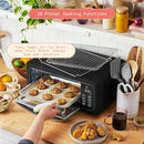 Beautiful by Drew Barrymore 9 Slice Infrared Air Fry Toaster Oven- Black Sesame