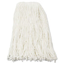 Boardwalk Premium Cut-End Wet Mop Heads, Rayon, 16Oz, White, 12/Carton - BWK216RCT