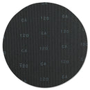 Boardwalk Sanding Screens, 20" Diameter, 120 Grit, Black, 10/Carton - BWK502012010