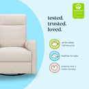 Erin Press-Back Recliner and Swivel Glider - Beach