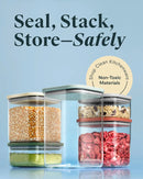 14pc Glass Airtight Container Set - Sage