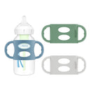 Milestones 100% Silicone Baby Bottle Handles - Light Blue