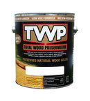 TWP 1500 Series Flat/Matte Natural Semi-Transparent Oil-Based Wood Preservative 1 gal, Pack of 4