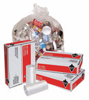 Tough Guy Trash Bag, 16 gal., LLDPE, Coreless Roll, Clear, PK 500 - 15E453