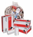 Tough Guy Trash Bag, 10 gal., Super Hexene HAO, Coreless Roll, Clear, PK 500 - 15E461