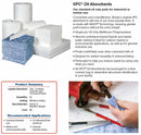 Brady 19 in Absorbent Pad, Fluids Absorbed: Oil-Based Liquids, Heavy, 24 gal, 100 PK - SPC105