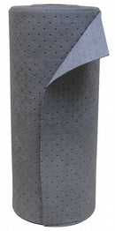 Brady 150 ft Absorbent Roll, Fluids Absorbed: Universal, Light, 22 gal, 1 EA - BHT150