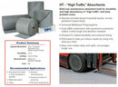 Brady 300 ft Absorbent Roll, Fluids Absorbed: Universal, Light, 21 gal, 1 EA - HT215