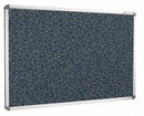 MooreCo Push-Pin Bulletin Board, Recycled Rubber, 48"H x 144"W, Blue - 321RM-97