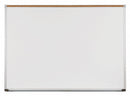 MooreCo Gloss-Finish Porcelain Dry Erase Board, Wall Mounted, 24"H x 36"W, White - E2H2AB