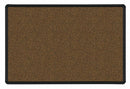 MooreCo Push-Pin Bulletin Board, Splash Cork, 33 3/4 inH x 48 inW, Black - E300PC-T1