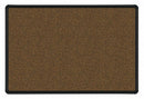 MooreCo Push-Pin Bulletin Board, Splash Cork, 48 inH x 96 inW, Black - E300PH-T1