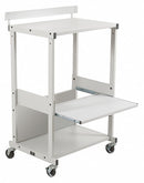 Balt Dual Purpose Printer Stand, Gray - 25983