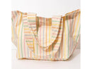 Striped Tote Bag - Rainbow/Cream