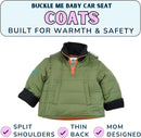 Winter Car Seat Jacket for Toddlers 12M - Monster Mash