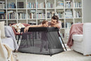 Travel Crib Light + Fitted Sheet Bundle Pack - Black
