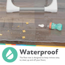 High Chair Square Floor Mat - Waterproof and Clear Floor Mat - Protects Floor from Spills and Messes - 49.5" x 49.5"