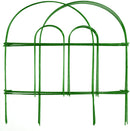 Garden Zone Round Folding Fence Garden Border, Green, 18 in. x 8 ft.
