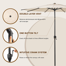 Lyon | 9ft Market Umbrella