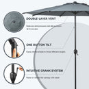 Lyon | 9ft Market Umbrella