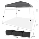 10x10 Slant-leg, Foldable Pop-up Canopy