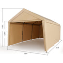 Canopy Carport | 8 Legs with All Close