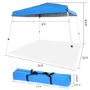 10x10 Slant-leg, Foldable Pop-up Canopy