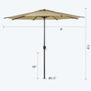 Lyon | 9ft Market Umbrella