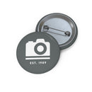 Pictureline Logo Pin - Gray