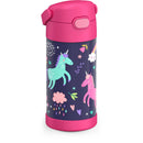 12oz Stainless Steel FUNtainer Water Bottle - Unicorns