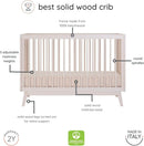 Soho 3-in-1 Convertible Crib - Wash