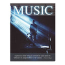 Music - Victor Hugo Tin Sign