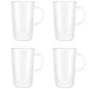Douro Double Wall Glass Tall Mug, 13.5 Oz