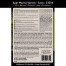 Old Masters Satin Clear Oil-Based Marine Spar Varnish Spray 12 oz
