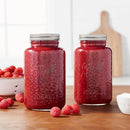 32oz 4pk Glass Regular Mouth Vintage Mason Jars - Pink