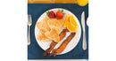 10.3" 6pk Glass Dinner Plates - White