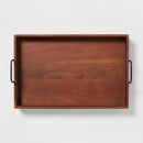 20" x 13" Wood Serving Bed Tray