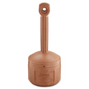 Justrite Smokers Cease-Fire Cigarette Butt Receptacle, 16 Qt, Terra Cotta - JUS26800T