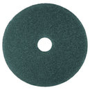 3M Cleaner Floor Pad 5300, 20" Diameter, Blue, 5/Carton - MMM08413