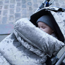 Plush Infant Footmuff - Grey - S/M - 0-18m