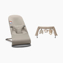 Bouncer Bliss and Toy Bar Bundle - Sand Gray
