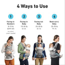 Cradle Me 4-in-1 Baby Carrier - Black Onyx