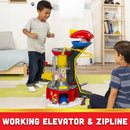 Mighty Lookout Tower with 4 Exclusive Bonus Action Figures, Toy Car, Lights and Sounds