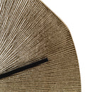 All Things Decor 16" Sancia Metal Wall Clock Diameter Gold