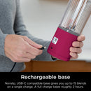 Ninja Blast 16 Oz. Personal Portable Blender with Leak Proof Lid & Easy Sip Spout - Cranberry Red