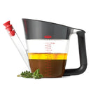 OXO 4 Cup Plastic Fat Separator Gray