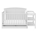 Steveston 5-in-1 Convertible Baby Crib & Changer - White